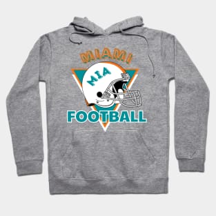 Miami Football Vintage Style Hoodie